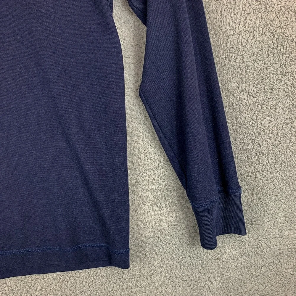 Banana Republic‎ Sweater Mens Large Blue Business Casual Athleisure Stretch Fall